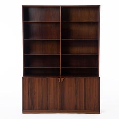 Danish Modern Rosewood Bookcase