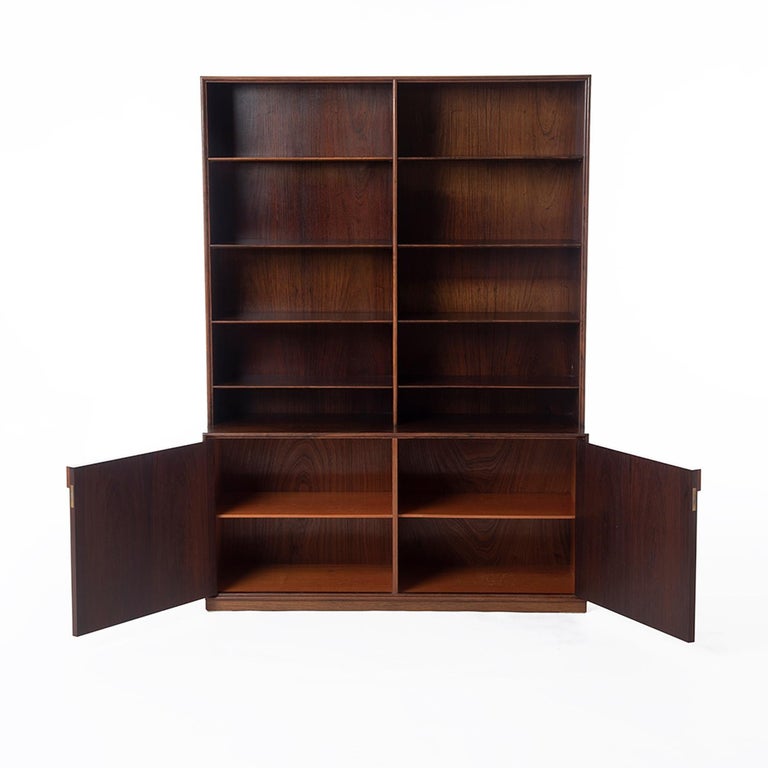 Scandinavian Modern Danish Modern Rosewood Bookcase