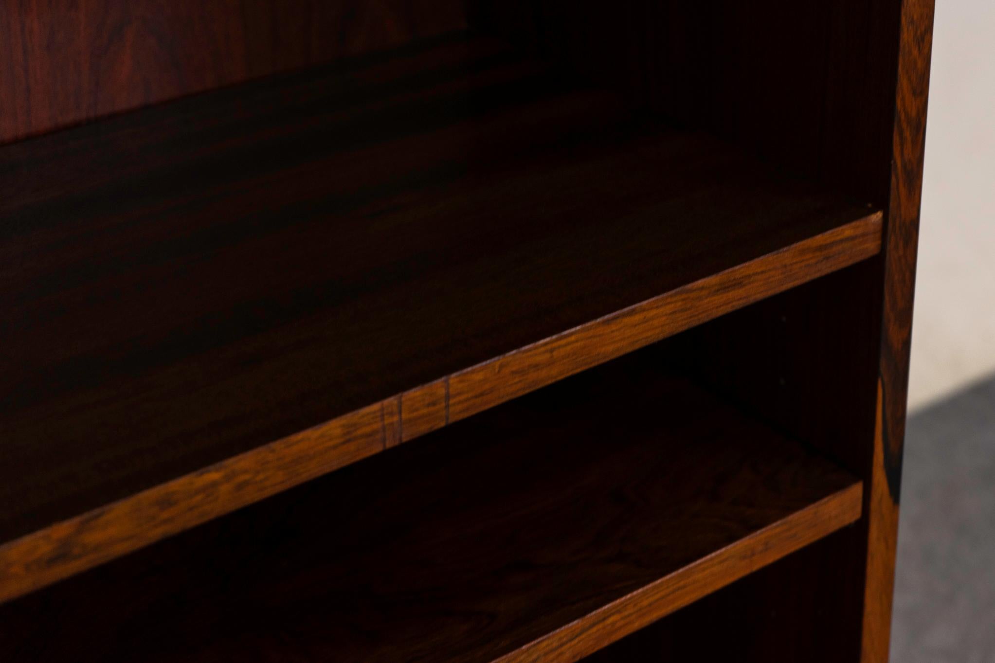 Danish Modern Rosewood Bookcase In Good Condition For Sale In VANCOUVER, CA