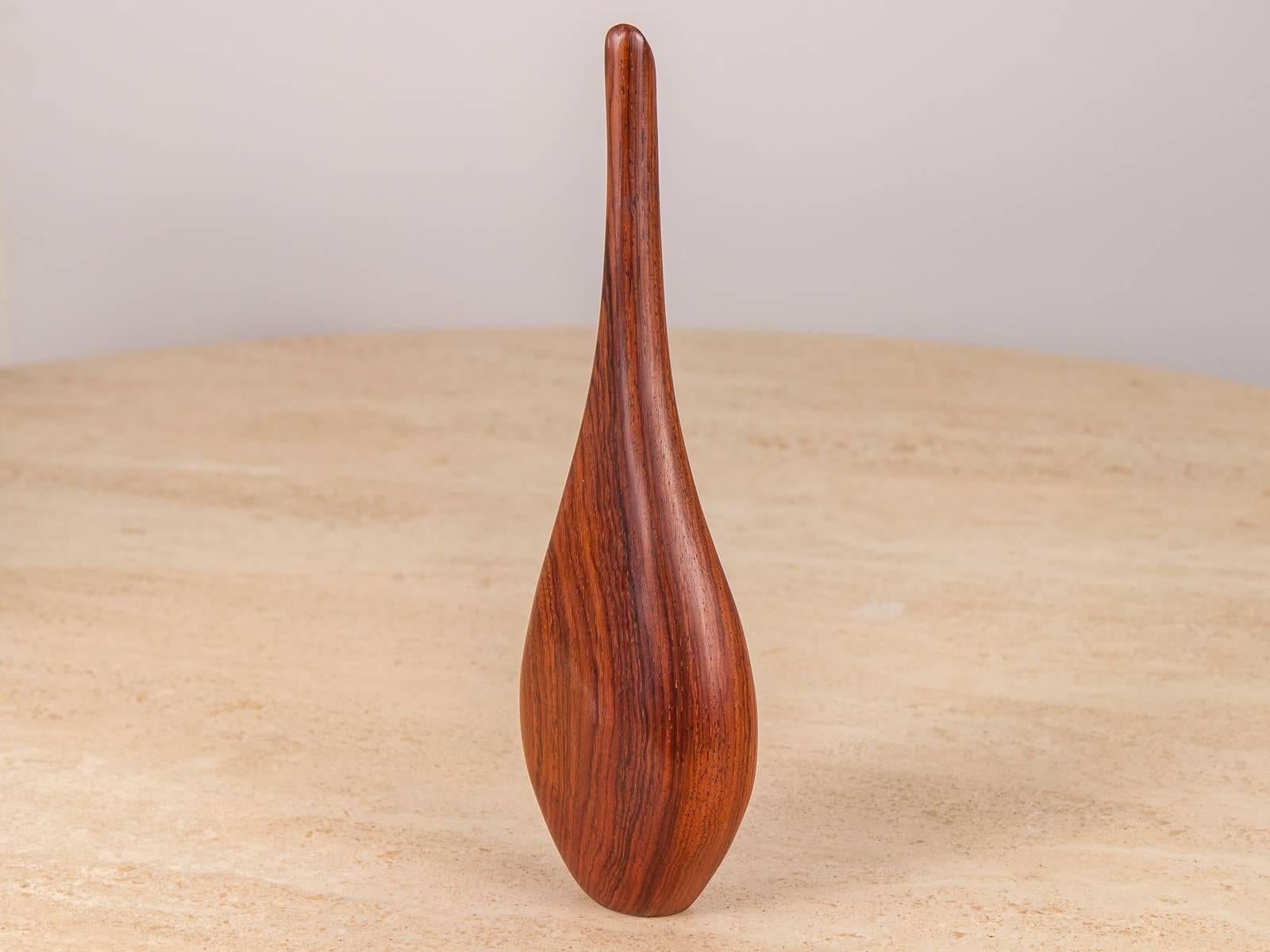 Scandinavian Modern Danish Modern Rosewood Bud Vase