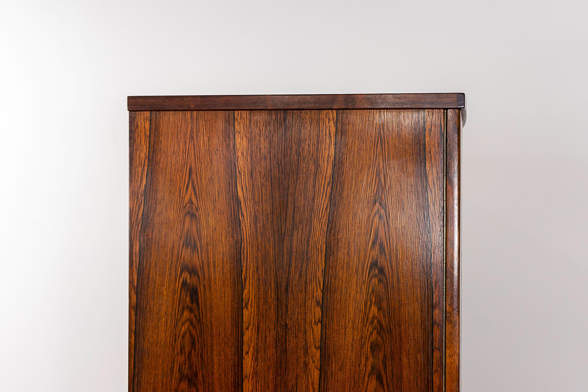 Danish Modern Rosewood Cabinet For Sale 4