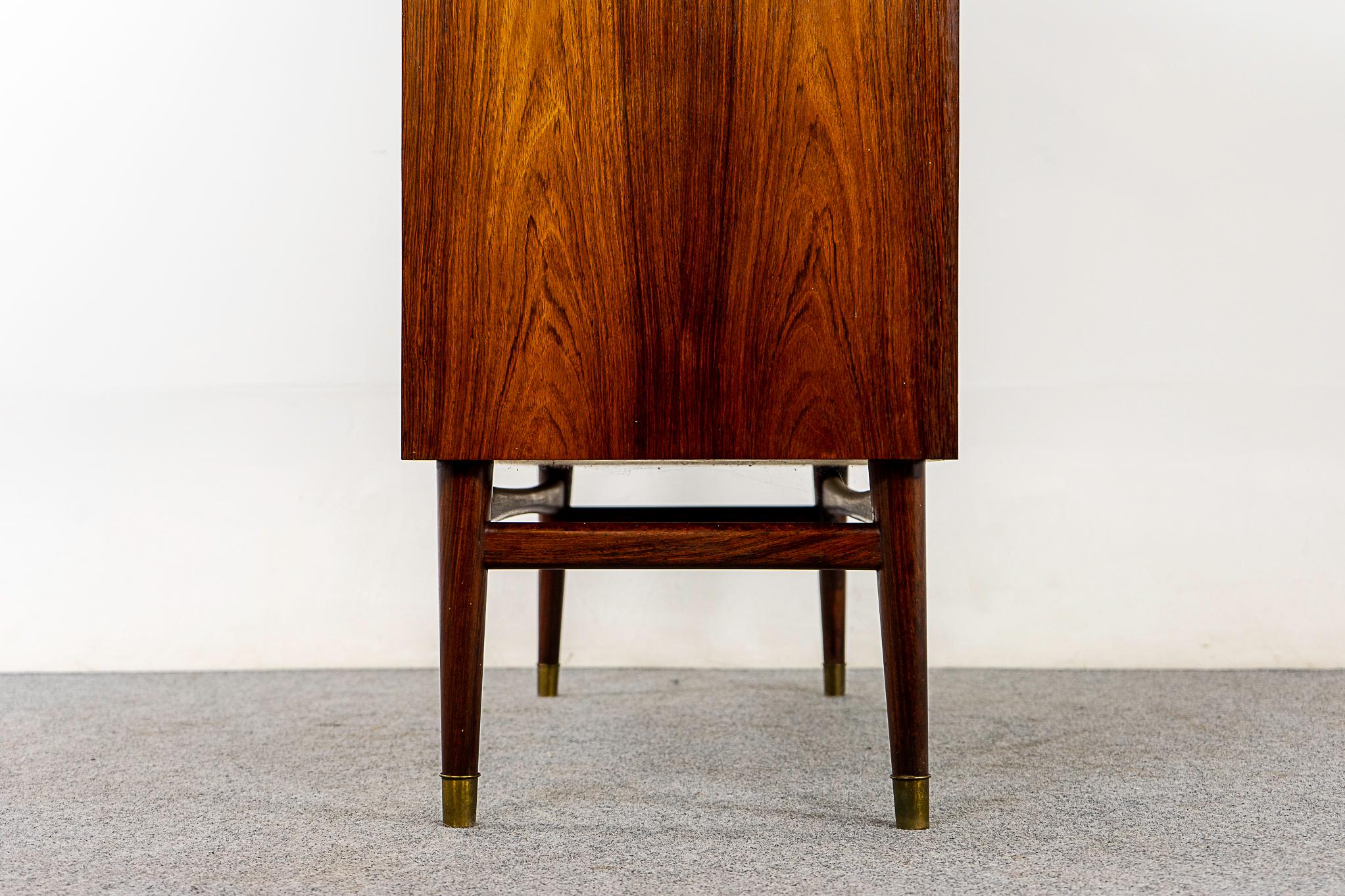 Danish Modern Rosewood Cabinet In Good Condition In VANCOUVER, CA
