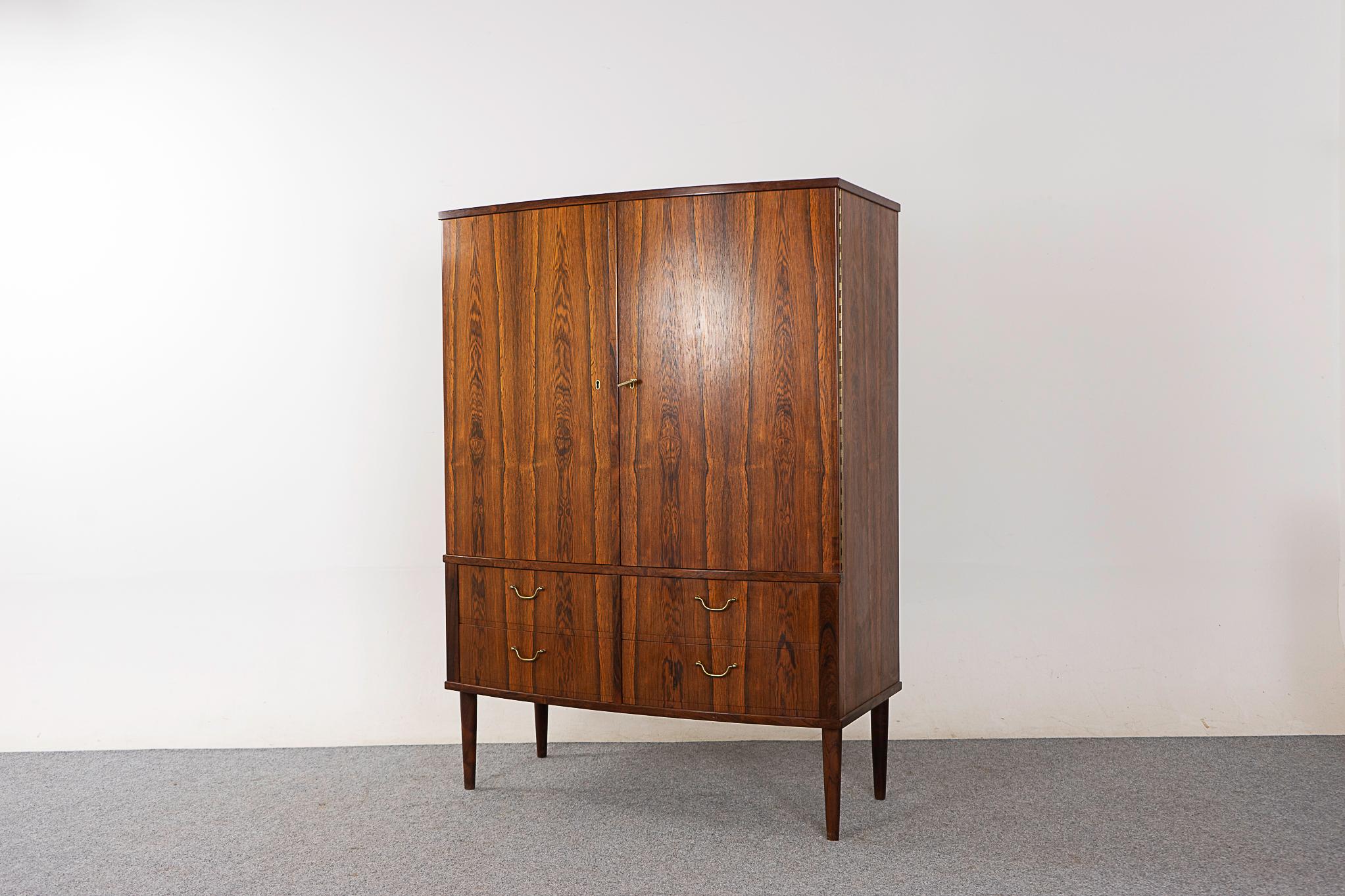 Danish Modern Rosewood Cabinet For Sale 2