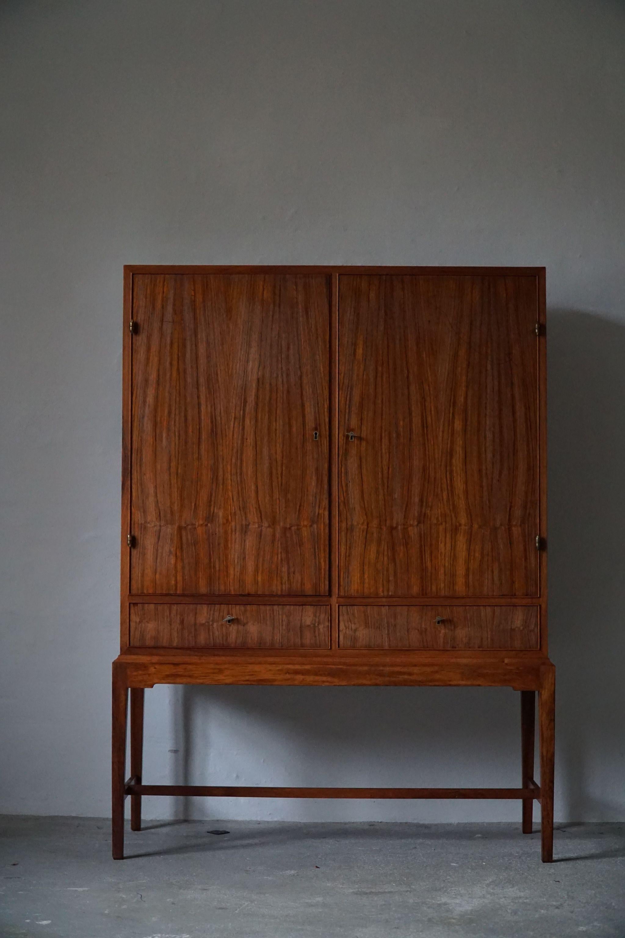 Danish Modern Rosewood Cabinet, Ole Wanscher, Denmark, Made in 1940s 3