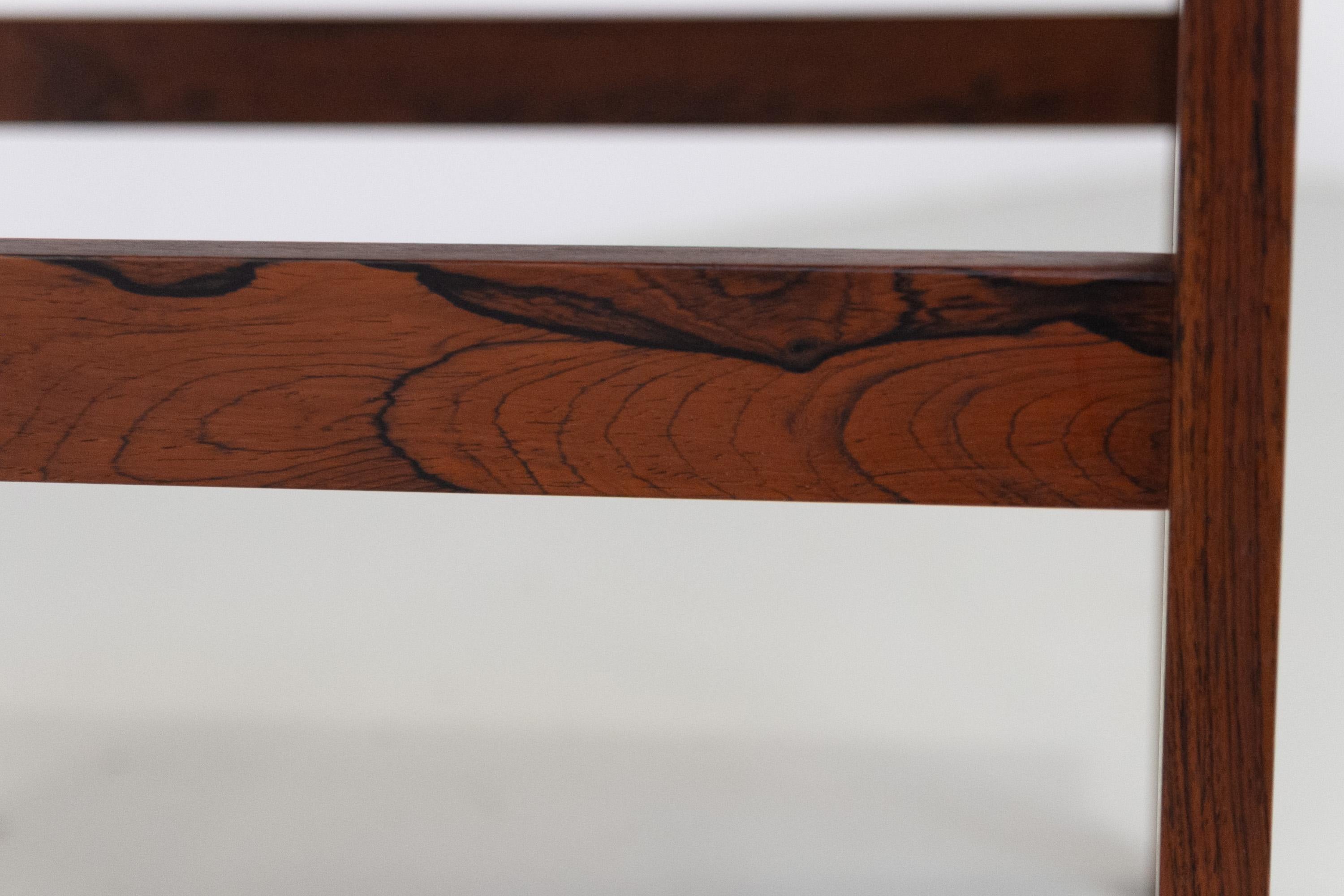 Table basse moderne danoise en bois de rose Capella par I+I pour N Eilersen, 1960. en vente 6