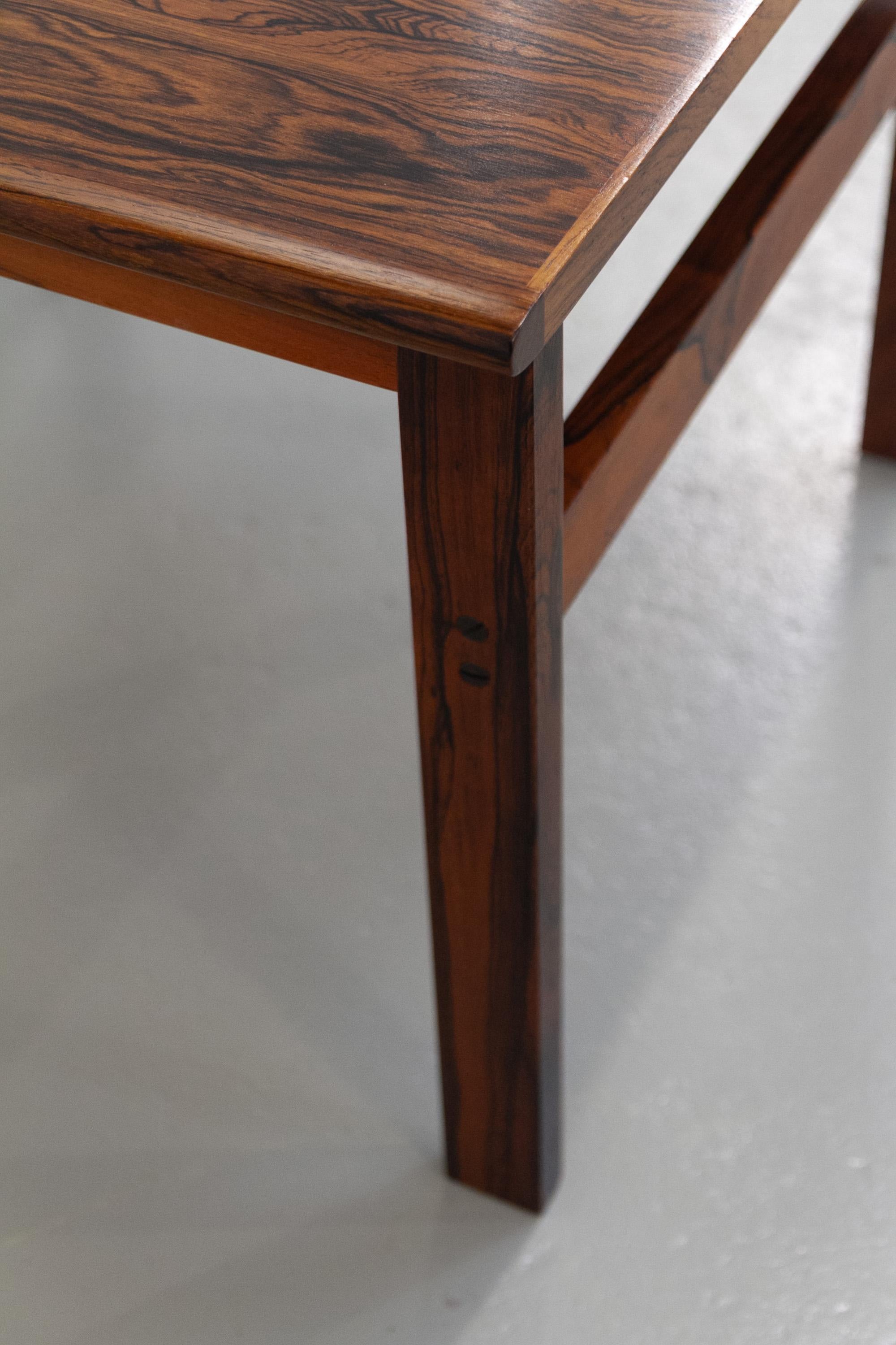 Table basse moderne danoise en bois de rose Capella par I+I pour N Eilersen, 1960. en vente 2