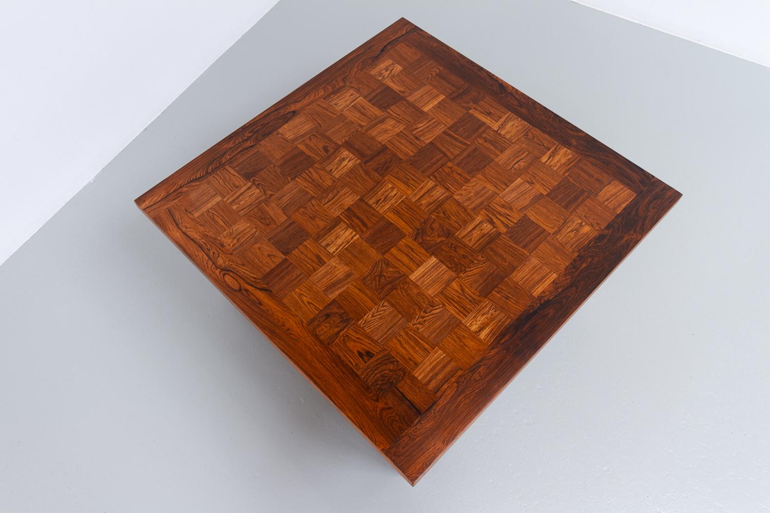 Danish Modern Rosewood Chess and Coffee Table by Poul Cadovius, 1960s. 5