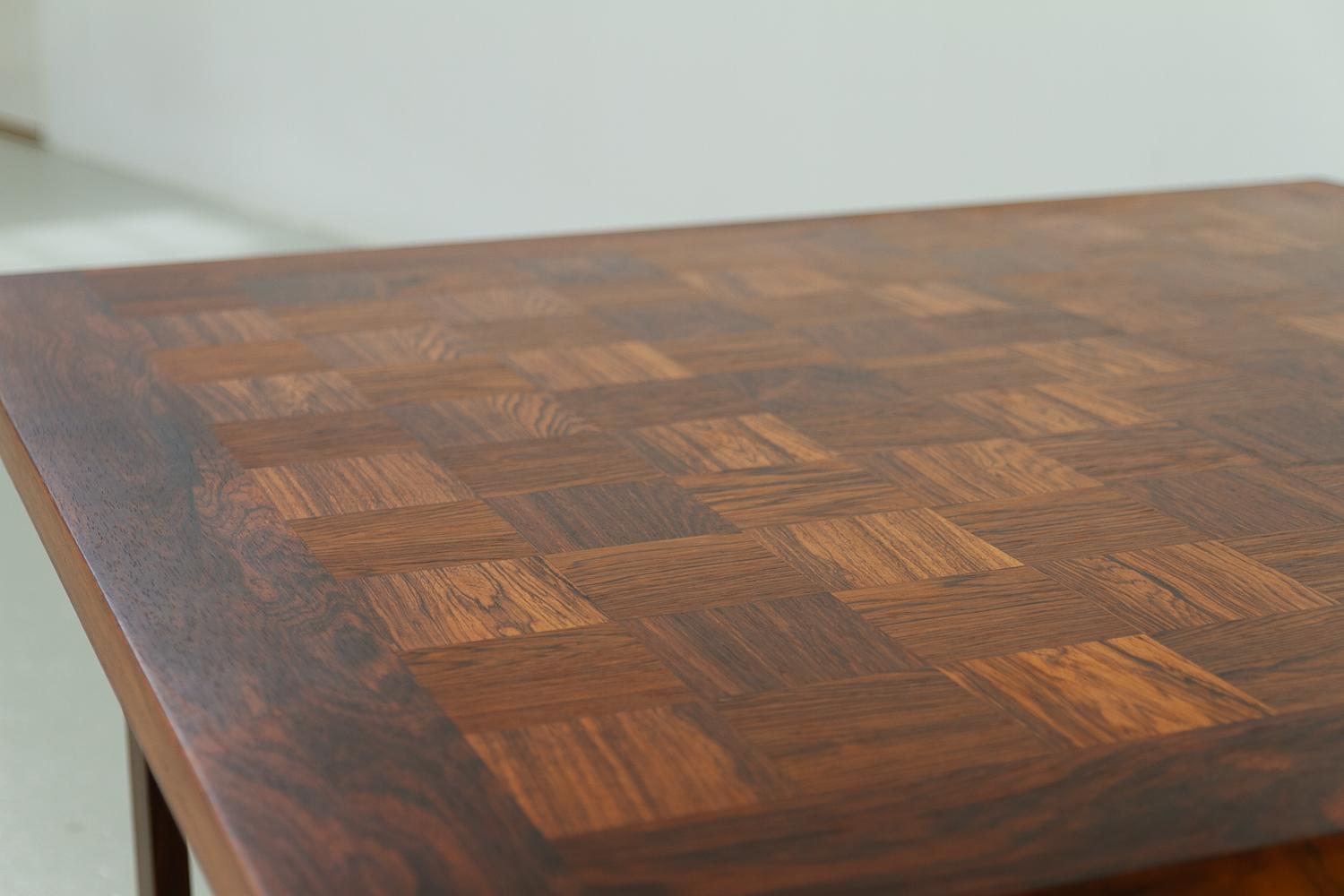Danish Modern Rosewood Chess and Coffee Table by Poul Cadovius, 1960s. 6