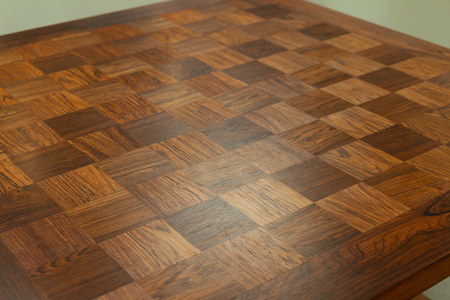 Danish Modern Rosewood Chess and Coffee Table by Poul Cadovius, 1960s. 7
