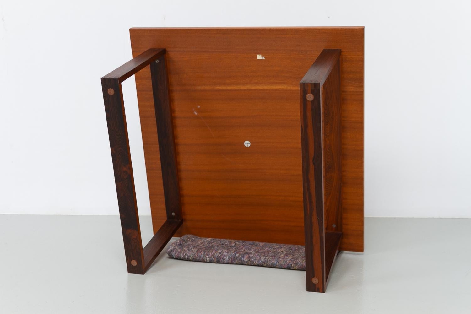 Danish Modern Rosewood Chess and Coffee Table by Poul Cadovius, 1960s. 11
