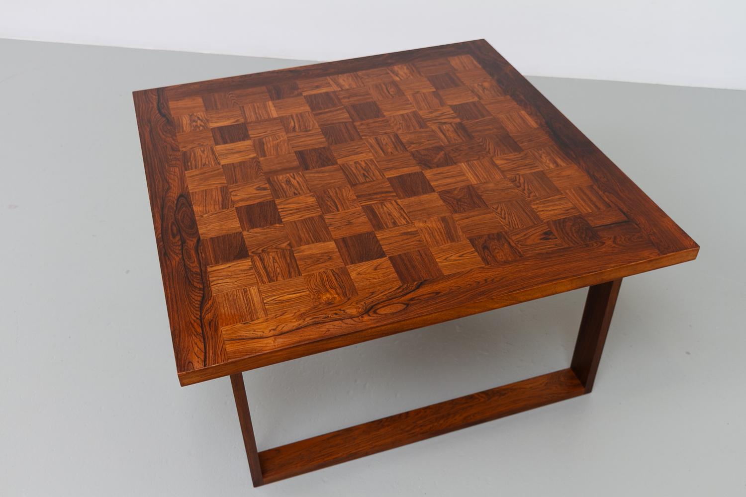 Danish Modern Rosewood Chess and Coffee Table by Poul Cadovius, 1960s. 13