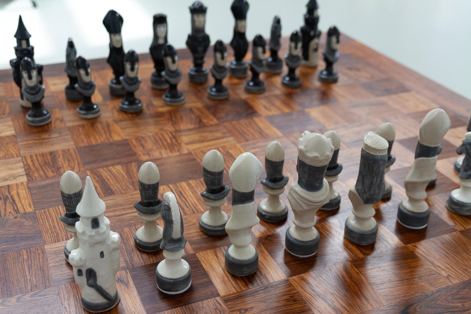 Danish Modern Rosewood Chess and Coffee Table by Poul Cadovius, 1960s. 2