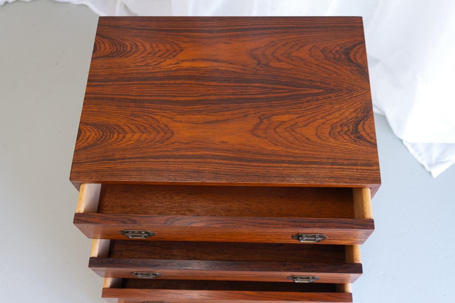 Danish Modern Rosewood Chest of Drawers by Henning Korch, 1960s. For Sale 1