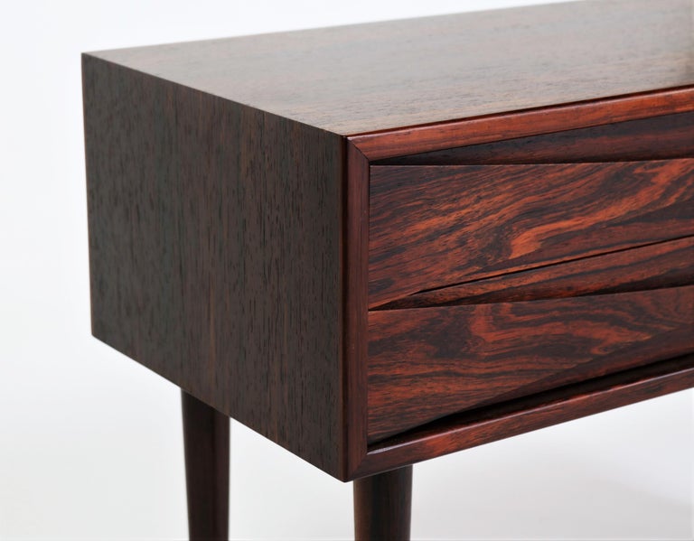 Danish Modern Rosewood Chest of Drawers by Niels Clausen, 1960s For Sale 1