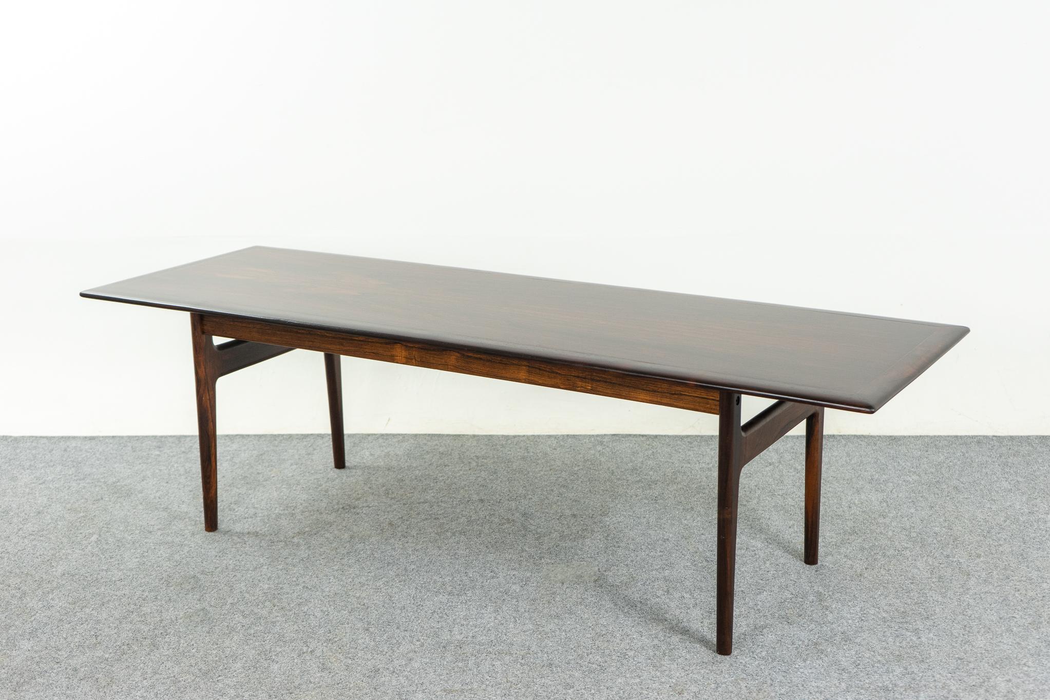 Danish Modern Rosewood Coffee Table by Johannes Andersen 1