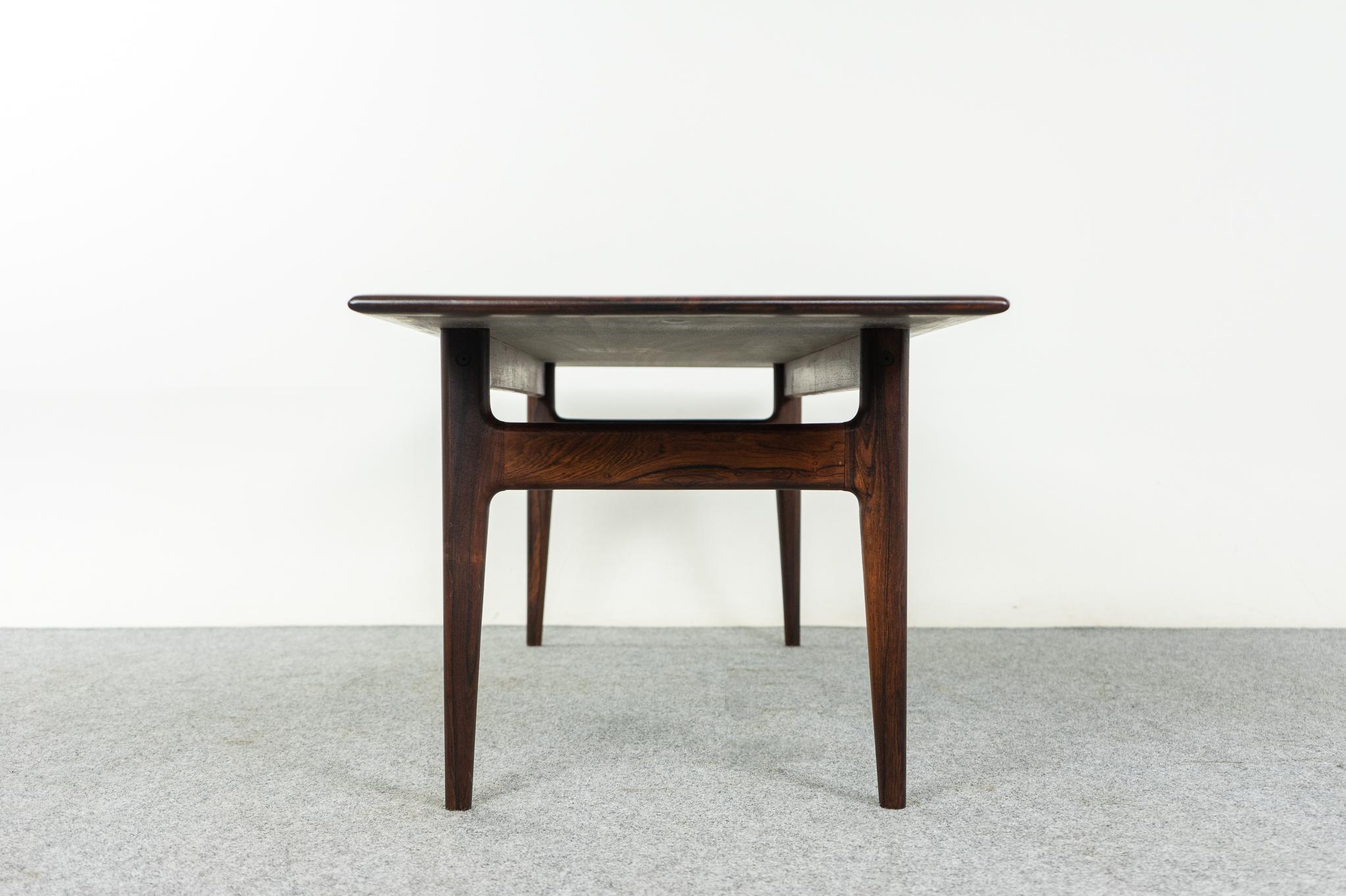 Danish Modern Rosewood Coffee Table by Johannes Andersen 2