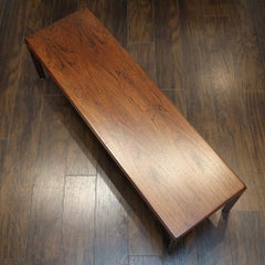 Danish Modern Rosewood Coffee Table by Kai Kristiansen for Aksel Kjersgaard