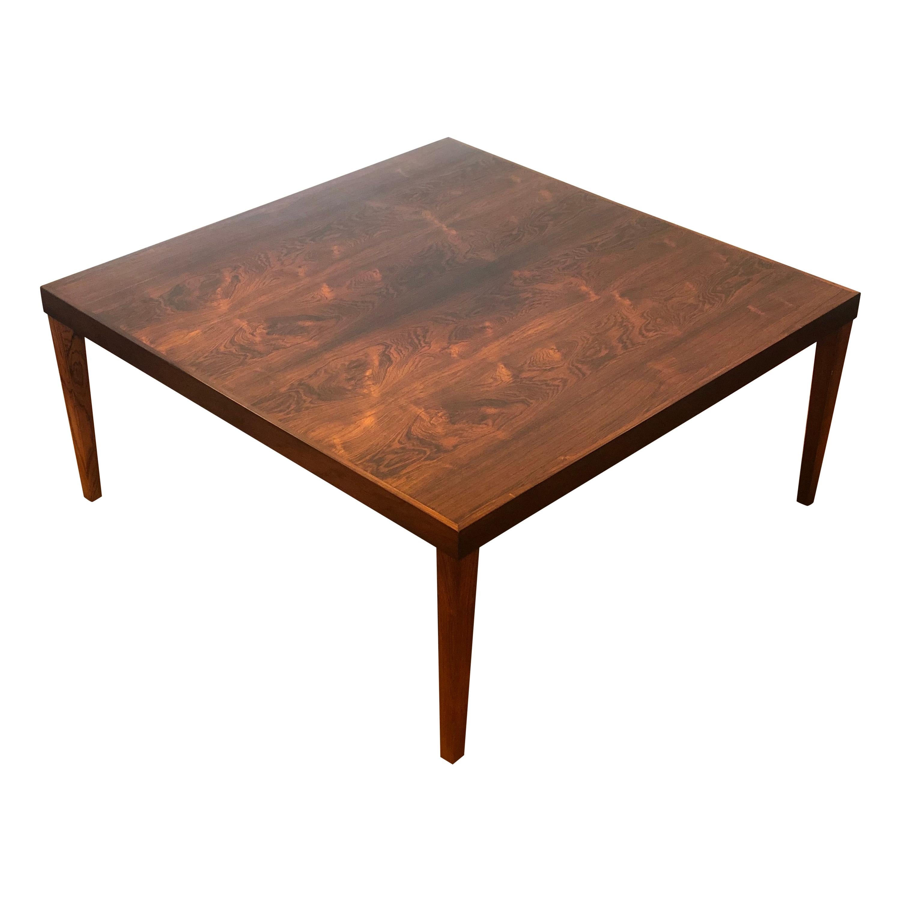 Danish Modern Rosewood Coffee Table by Reoval at 1stDibs
