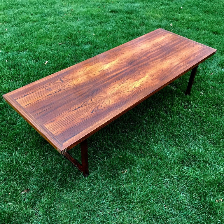 Danish Modern Rosewood Coffee Table by Rud Thygesen for Heltborg Møbler at 1stdibs