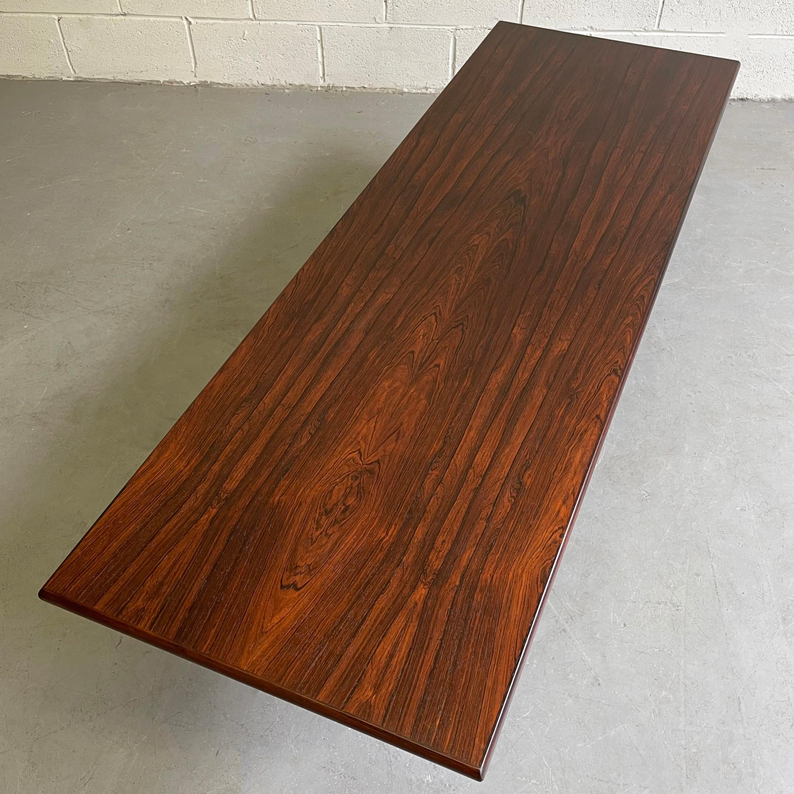 Danish Modern Rosewood Coffee Table For Sale 4