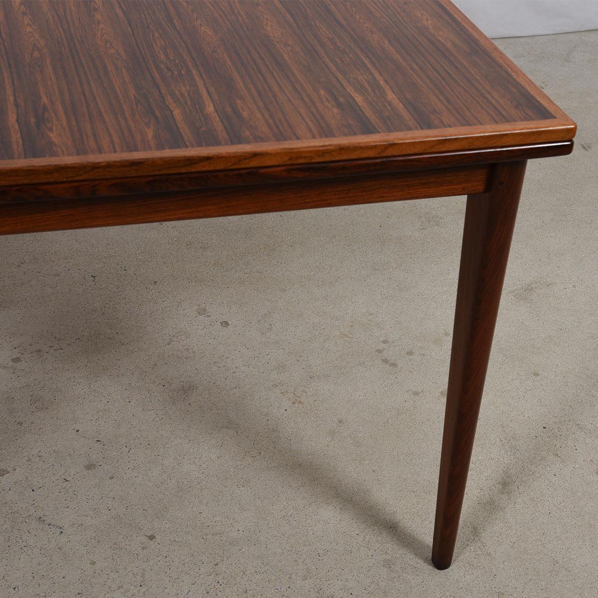 20th Century Danish Modern Rosewood Colossal Dining Table For Sale
