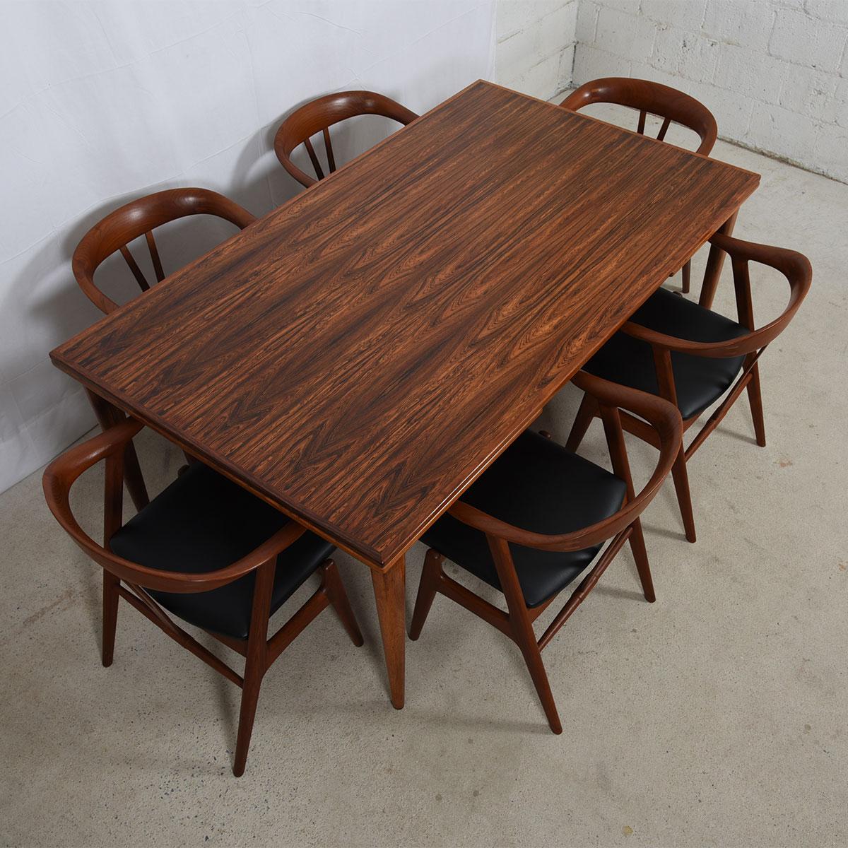 Danish Modern Rosewood Colossal Dining Table For Sale 2