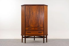 Danish Modern Rosewood Corner Cabinet