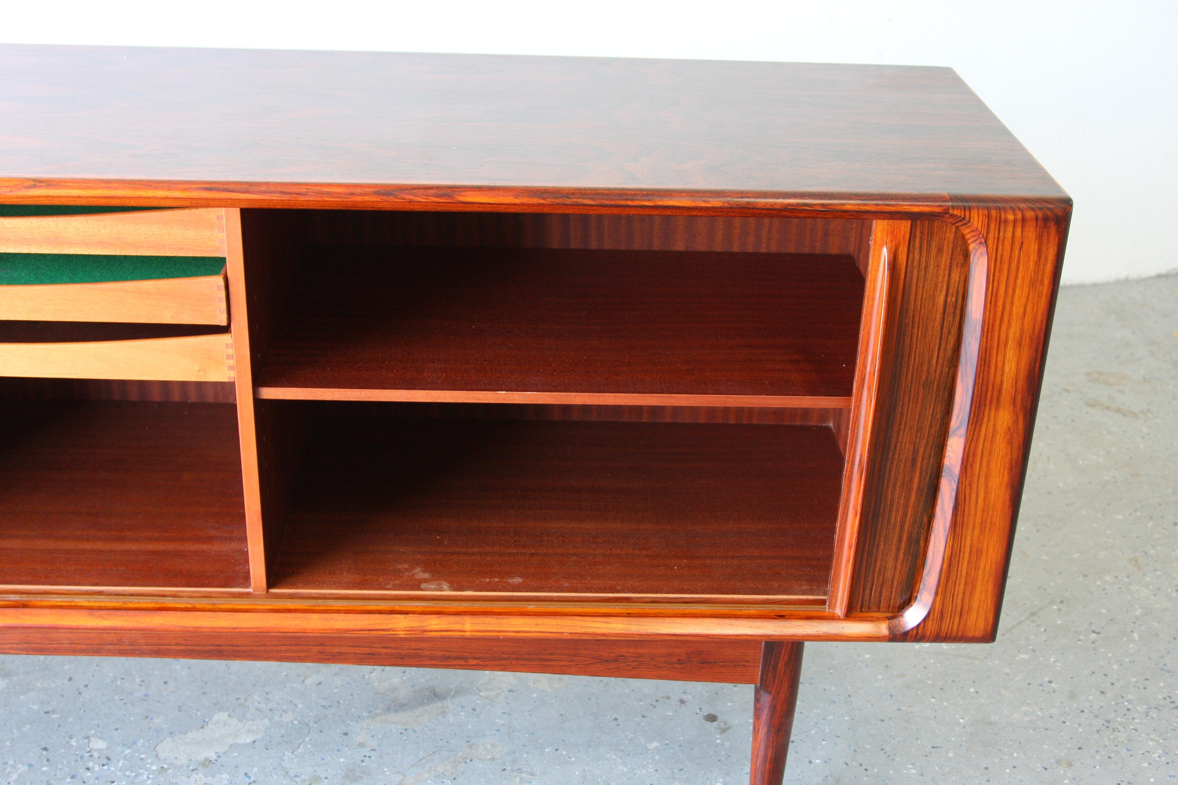 Danish Modern Rosewood Credenza by Bernhard Pedersen & Son 7