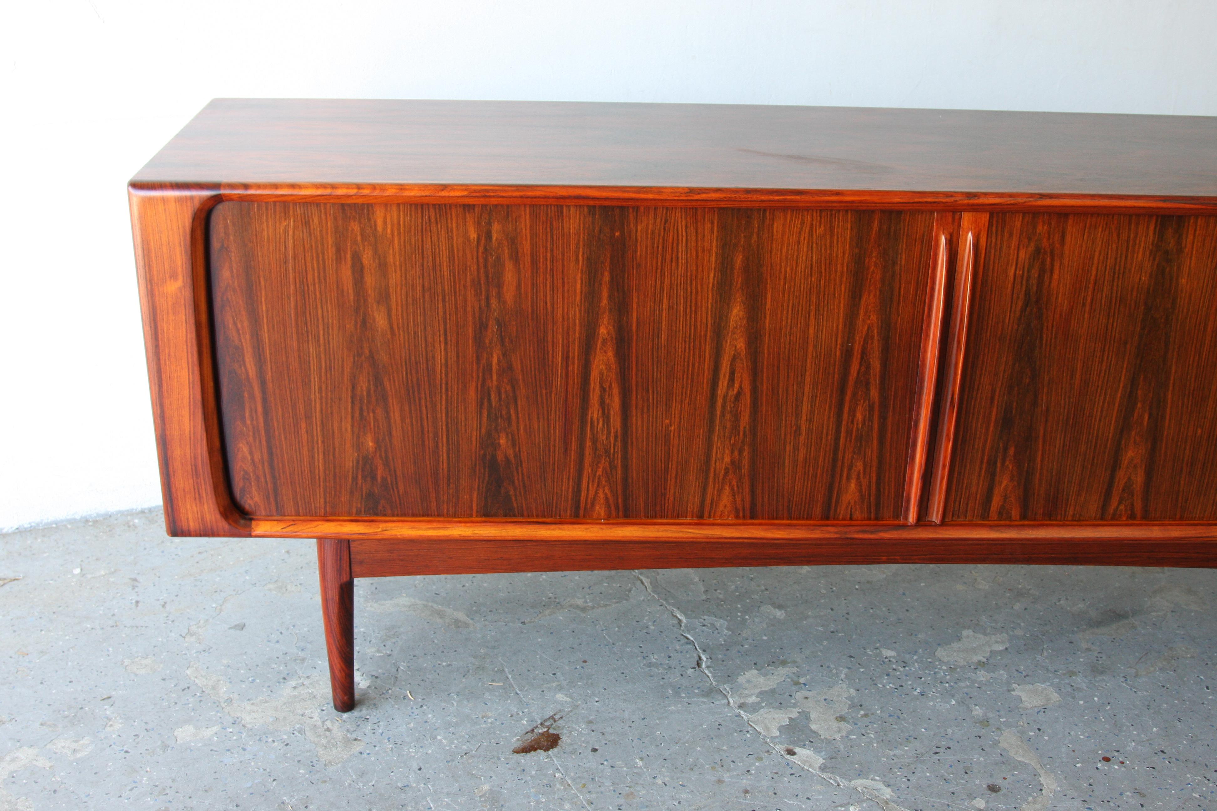 Danish Modern Rosewood Credenza by Bernhard Pedersen & Son 8