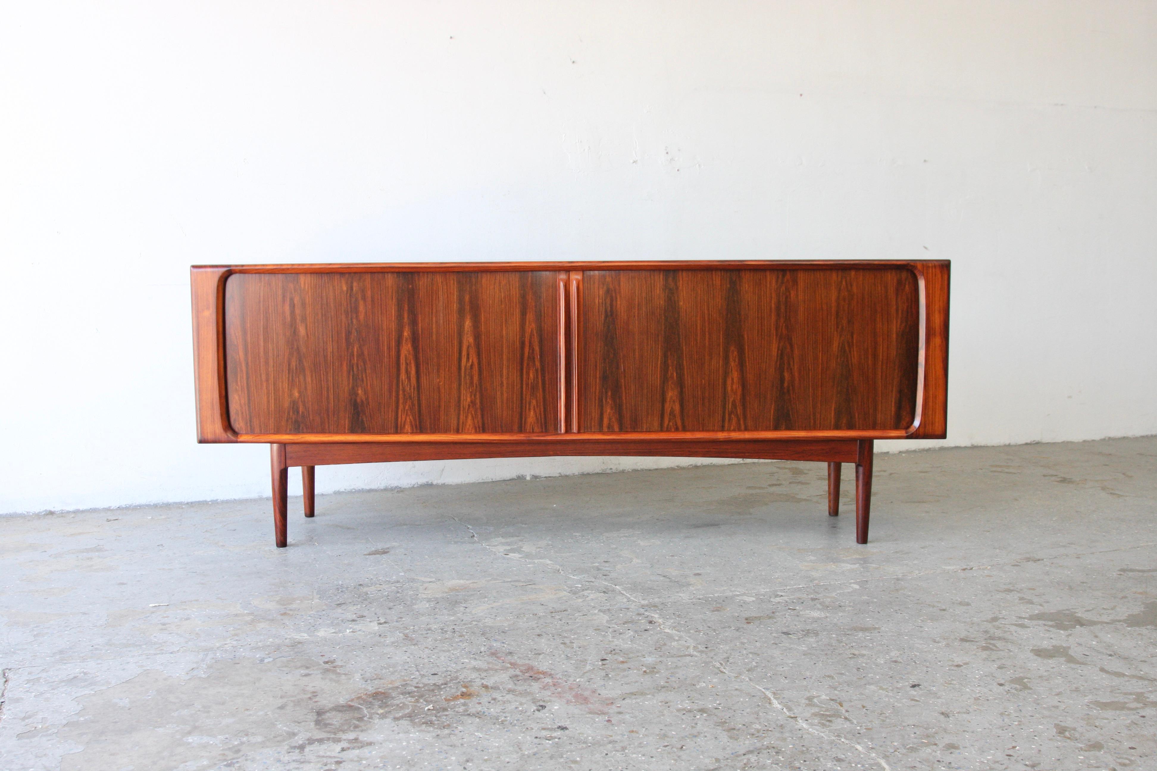 Danish Modern Rosewood Credenza by Bernhard Pedersen & Son 12