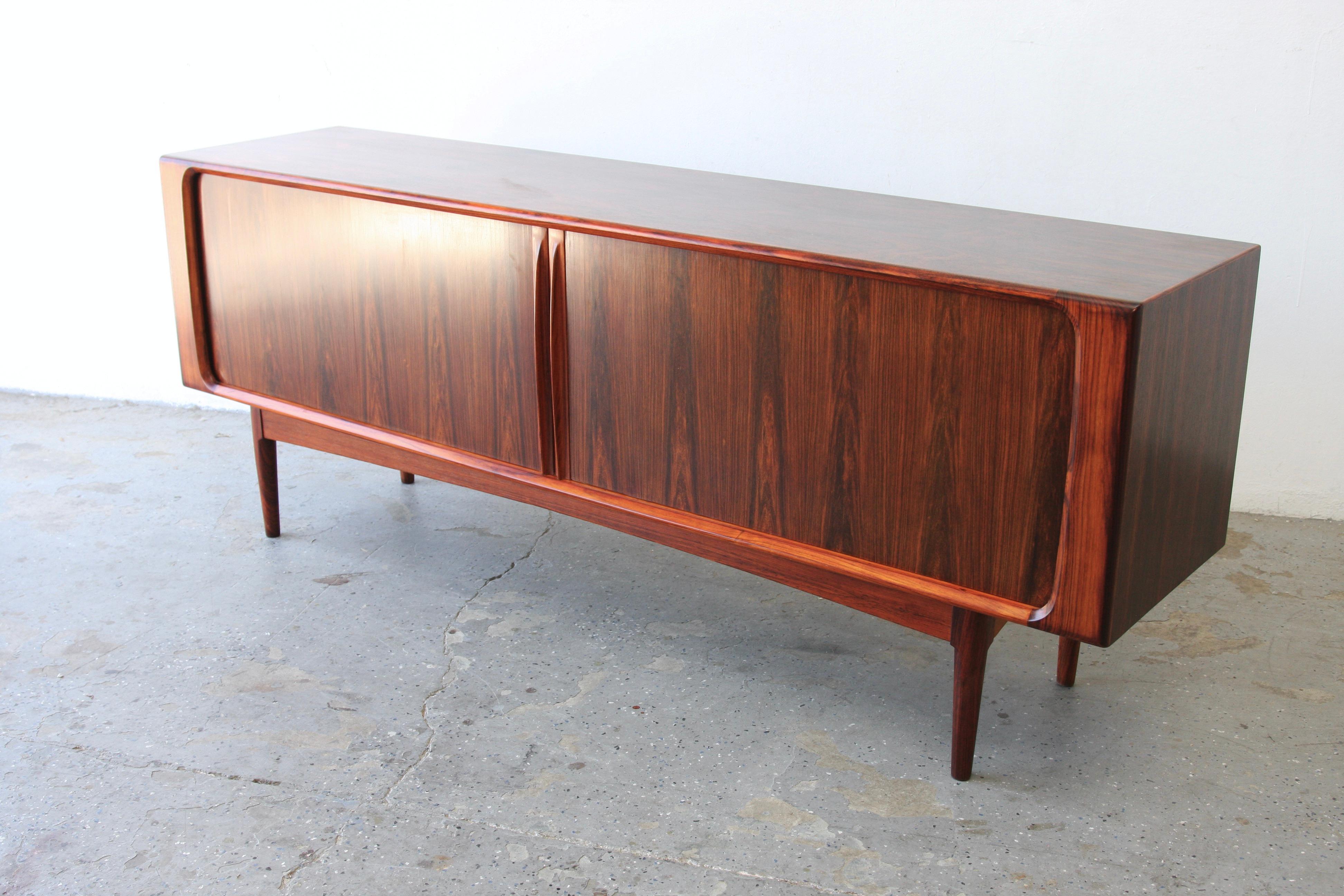 Mid-20th Century Danish Modern Rosewood Credenza by Bernhard Pedersen & Son