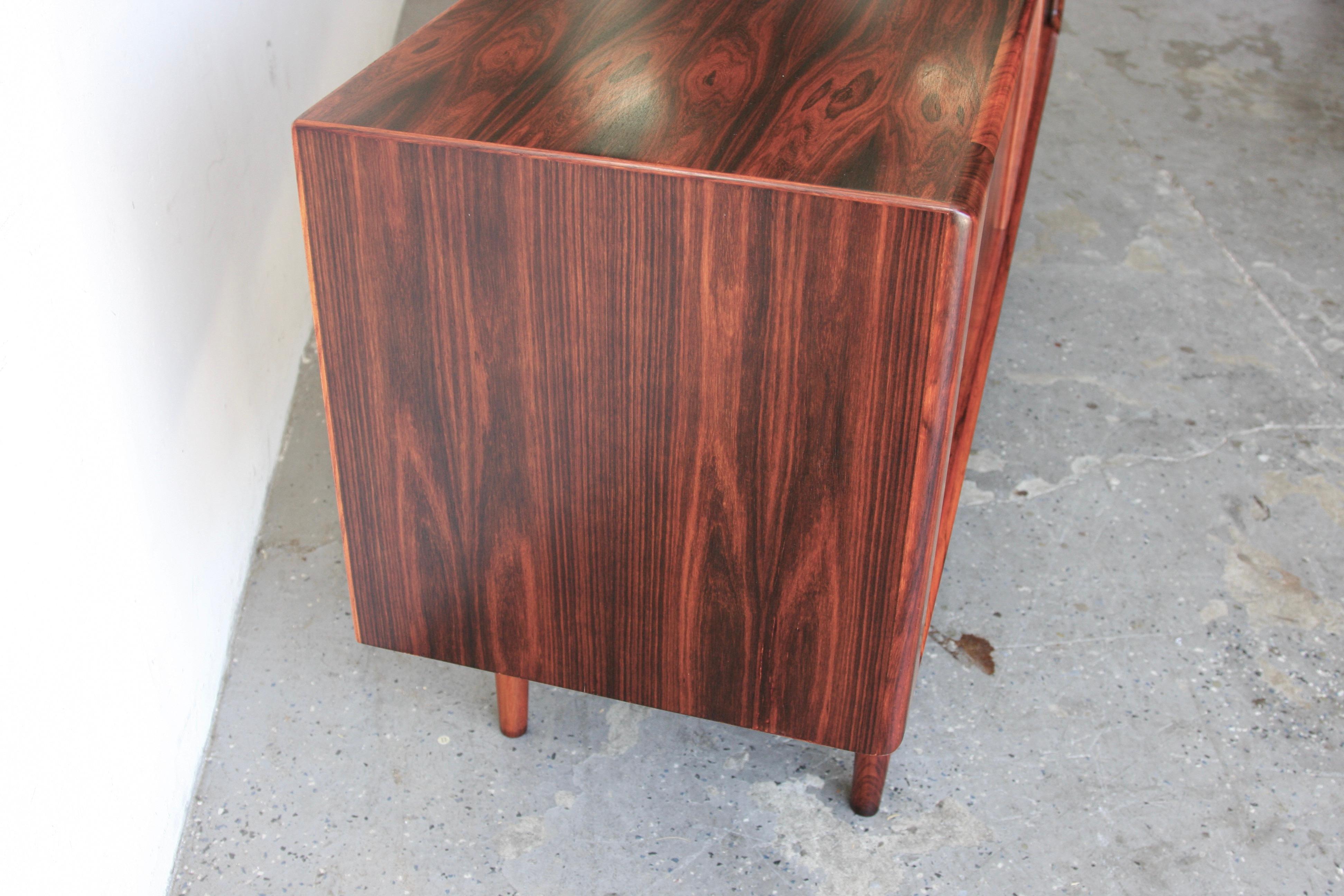 Danish Modern Rosewood Credenza by Bernhard Pedersen & Son 1