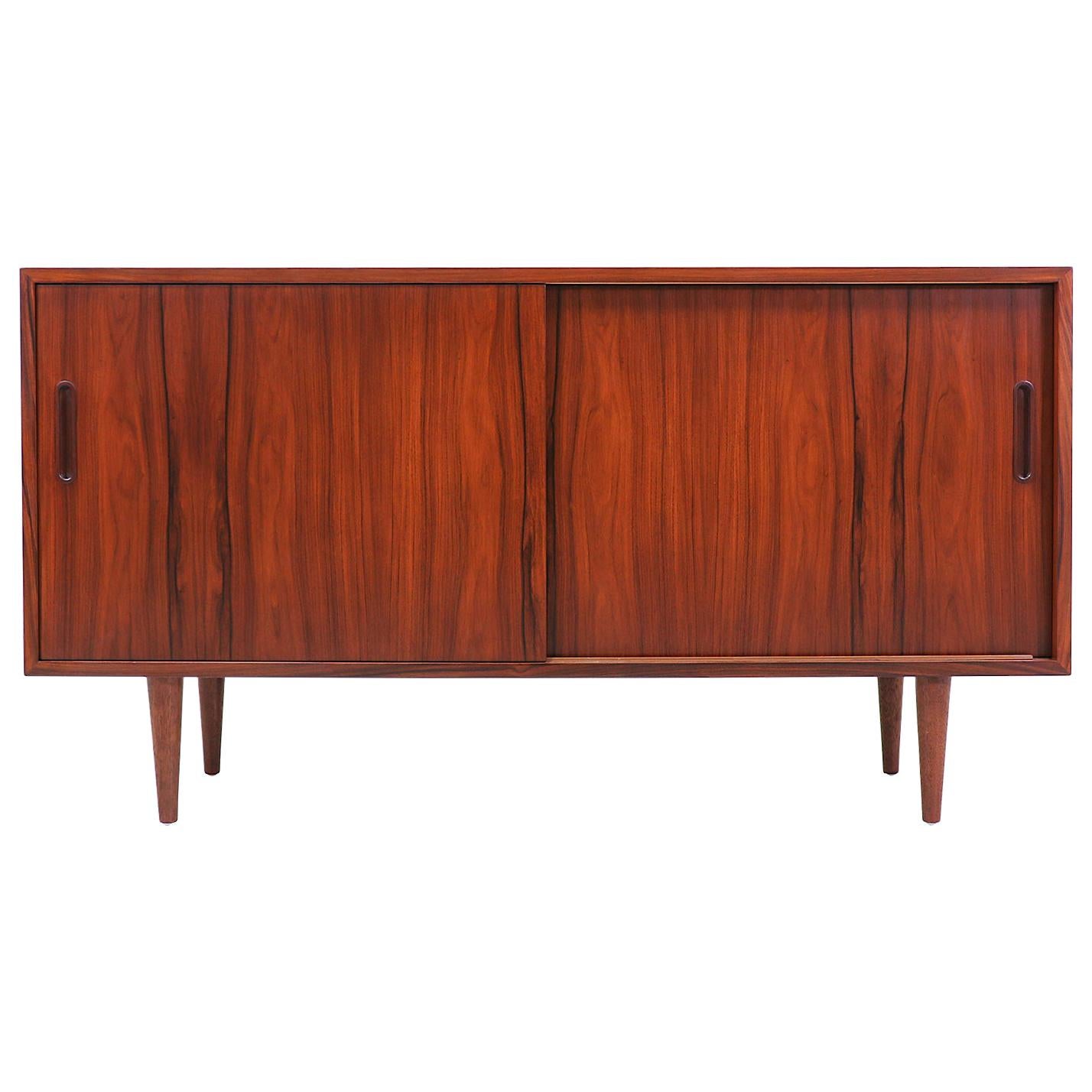 Danish Modern Rosewood Credenza by Carlo Jensen for Hundevad & Co.