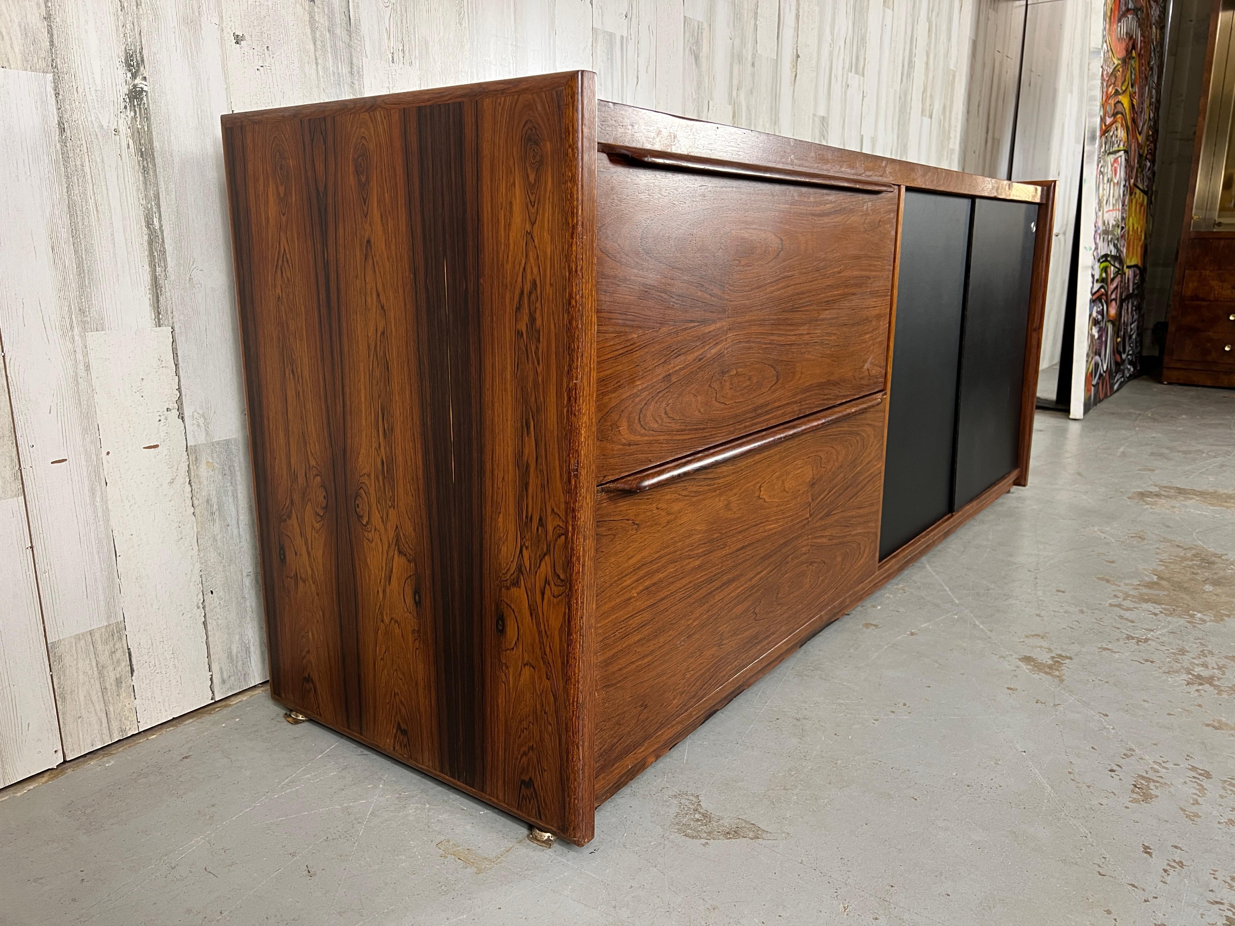 Danish Modern Rosewood Credenza For Sale 6