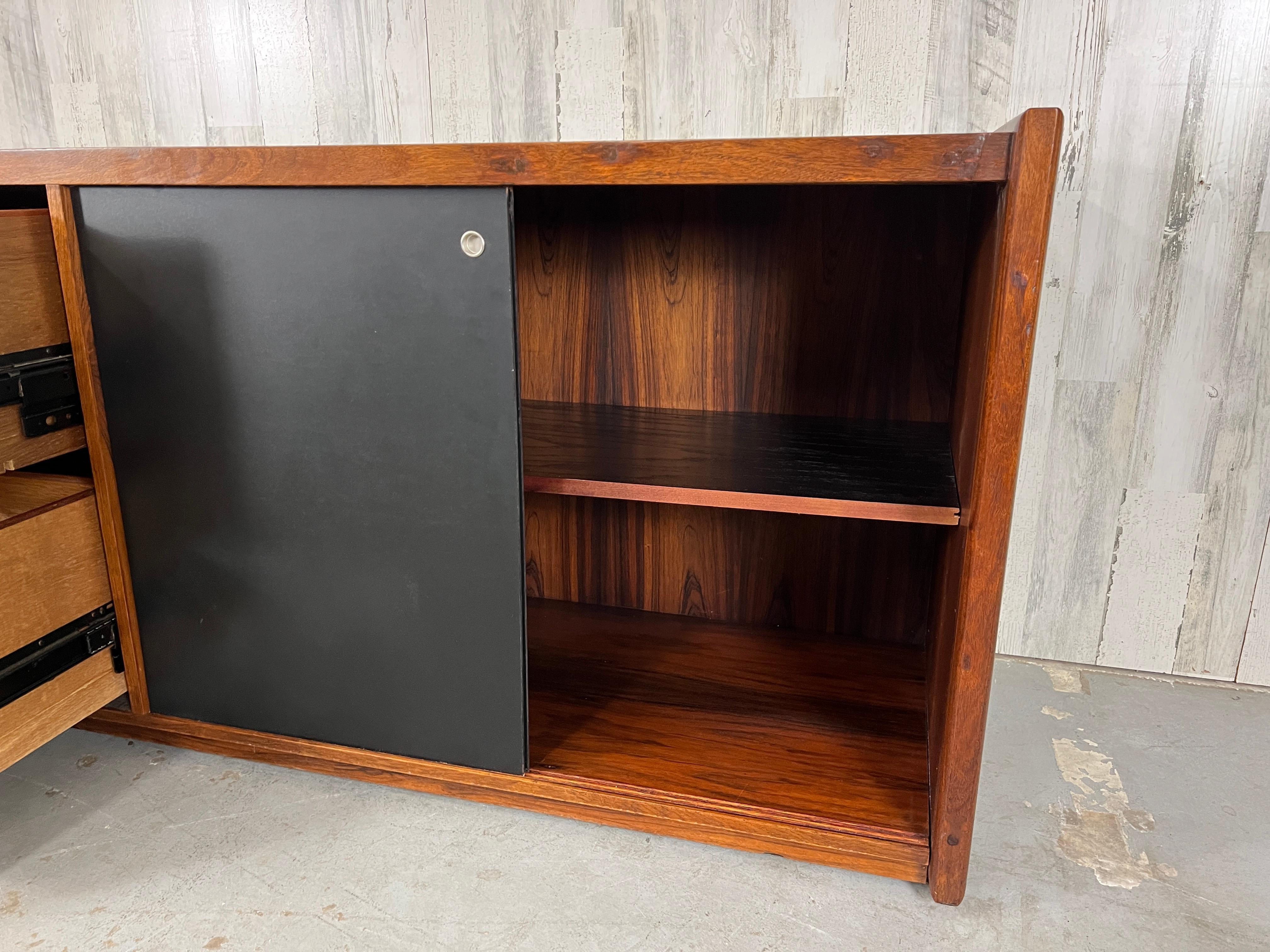 Danish Modern Rosewood Credenza For Sale 12