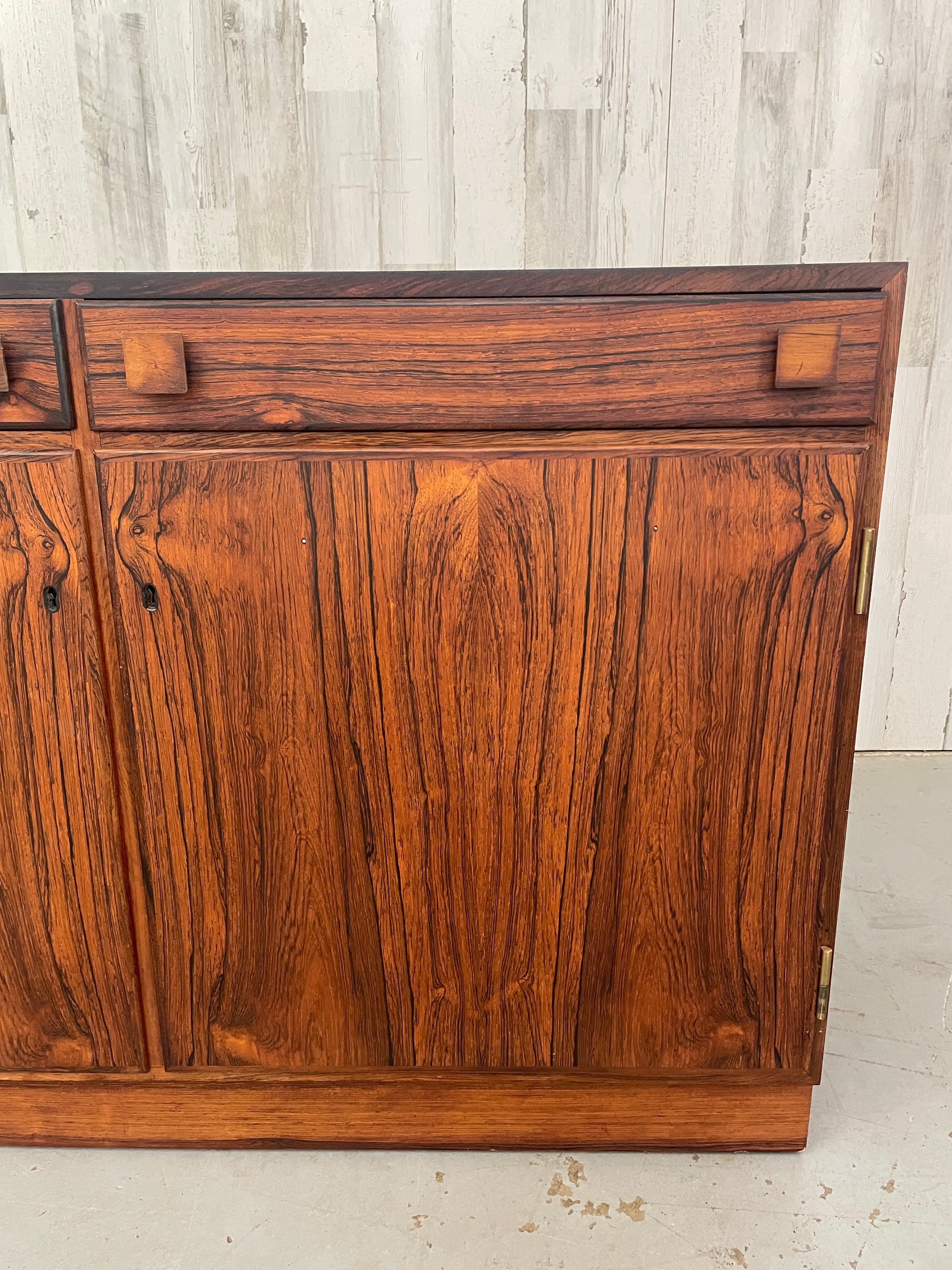 Danish Modern Rosewood Credenza For Sale 1