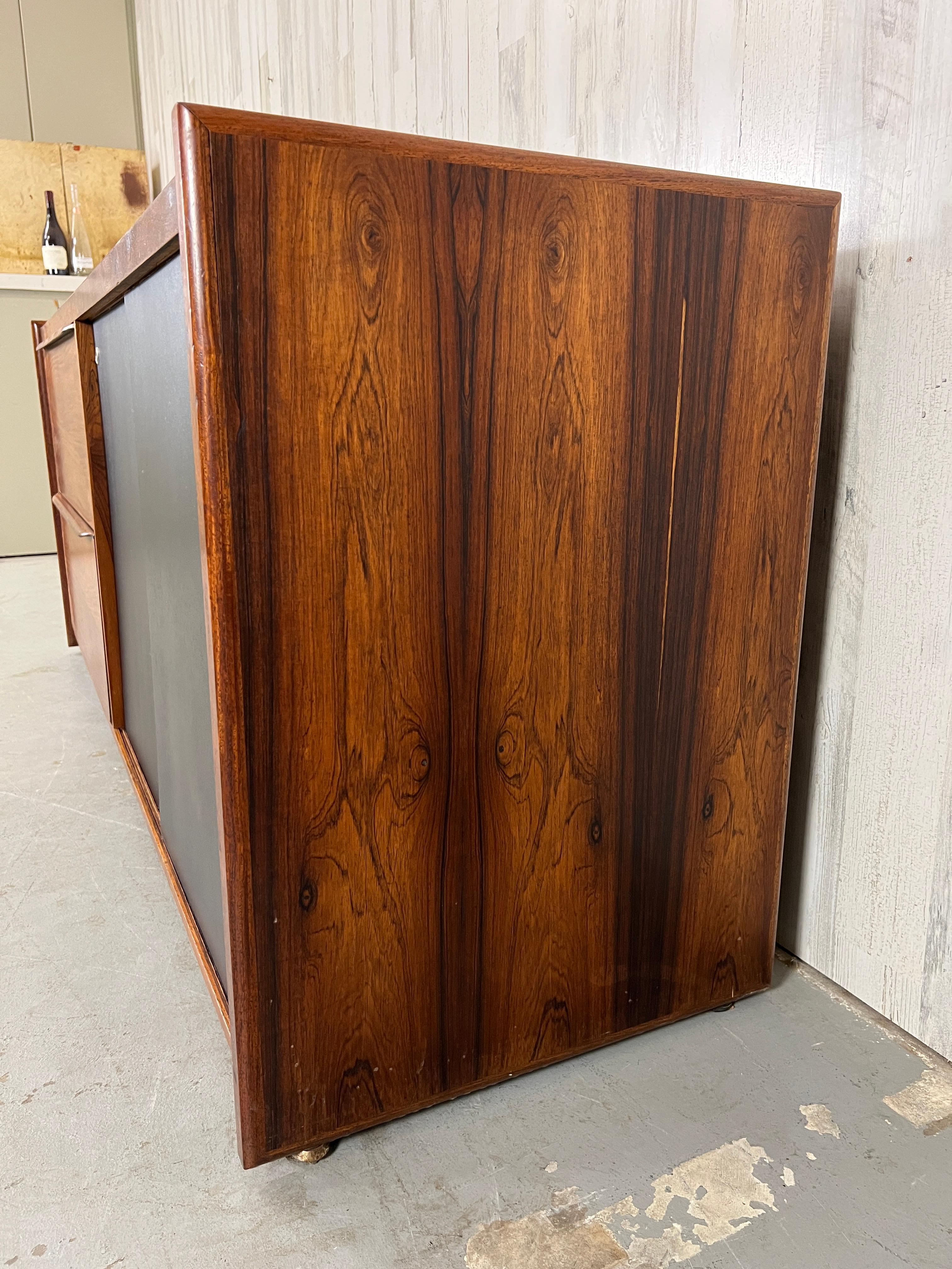 20th Century Danish Modern Rosewood Credenza For Sale