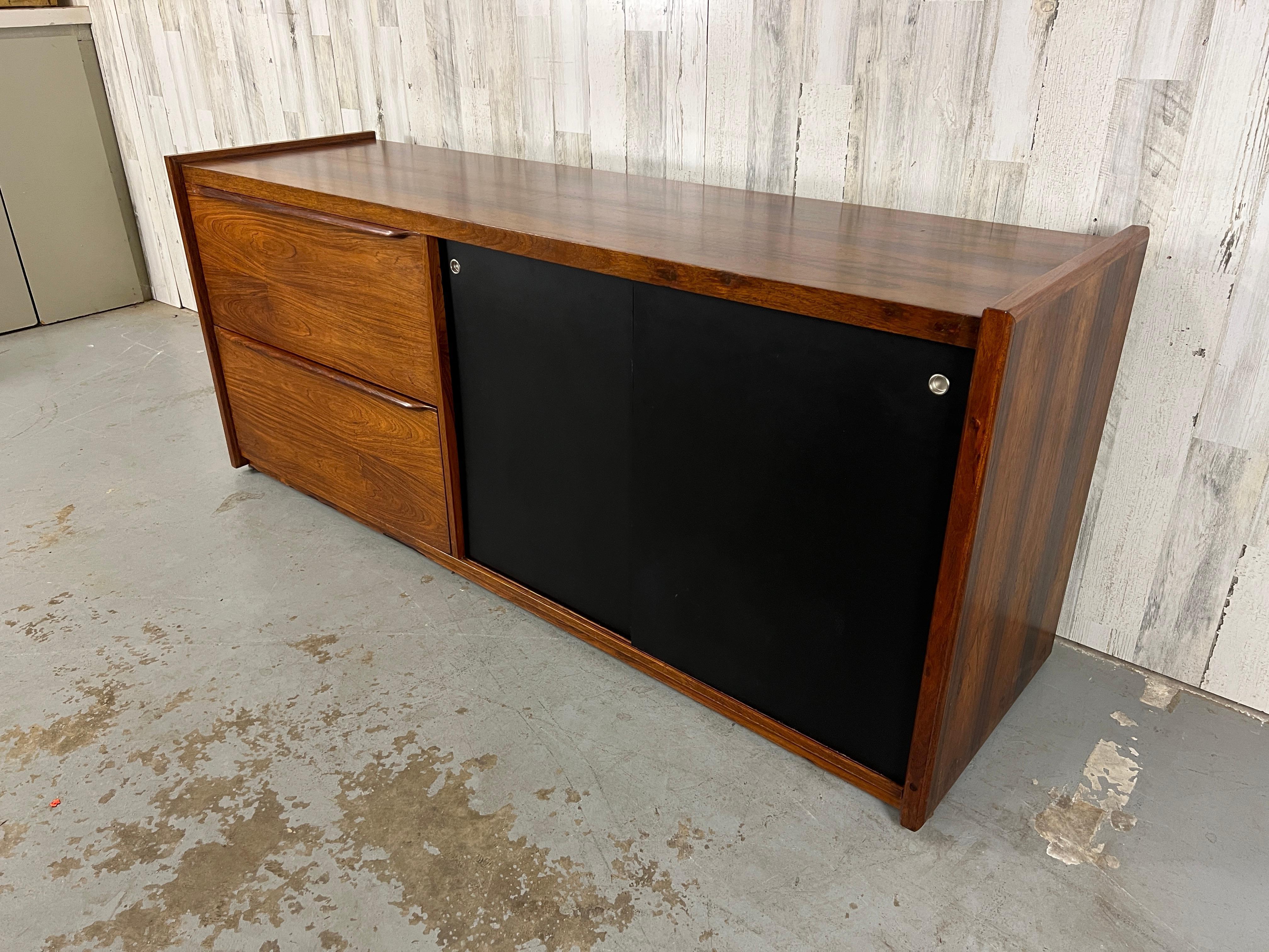 Danish Modern Rosewood Credenza For Sale 2