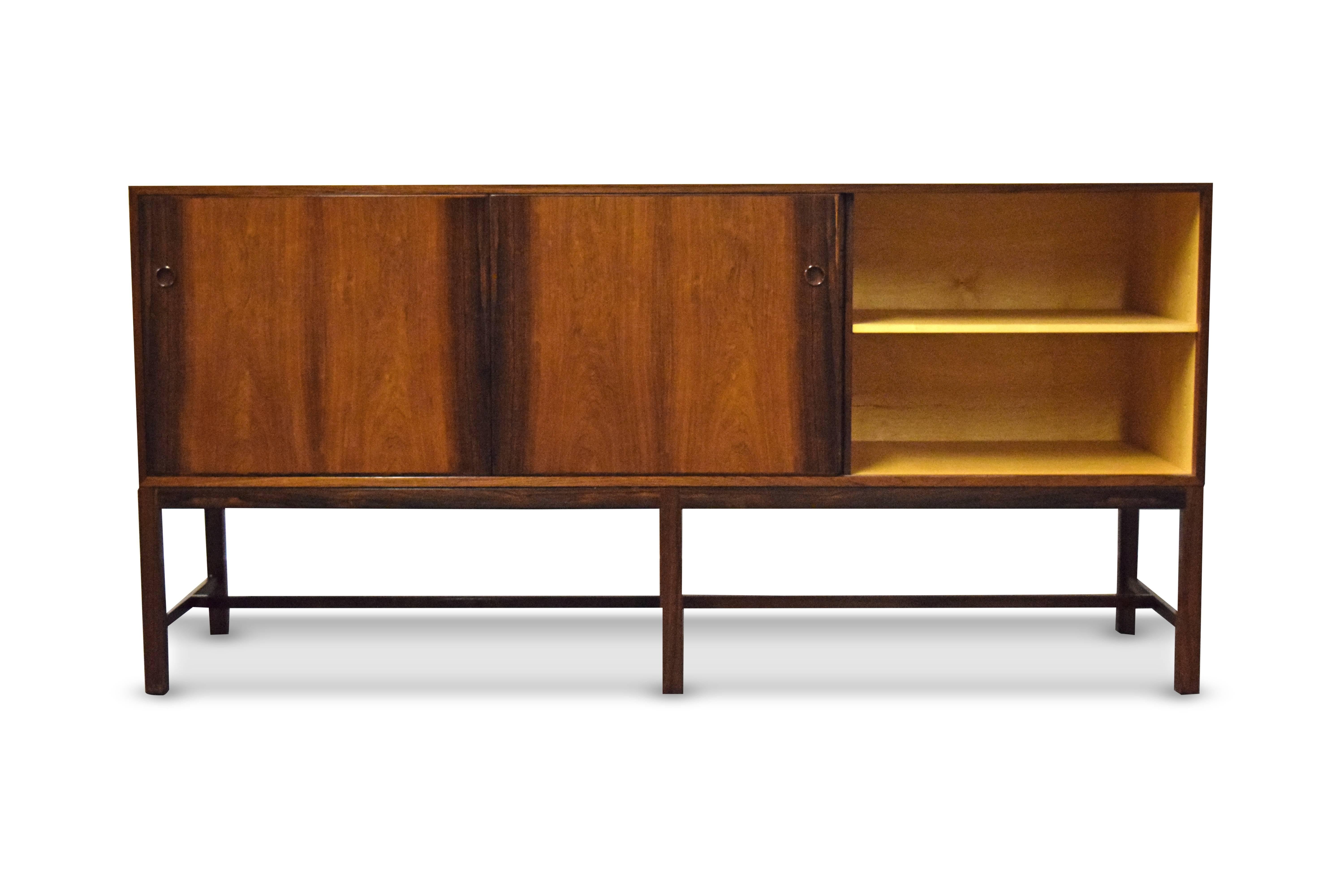 danish rosewood credenza