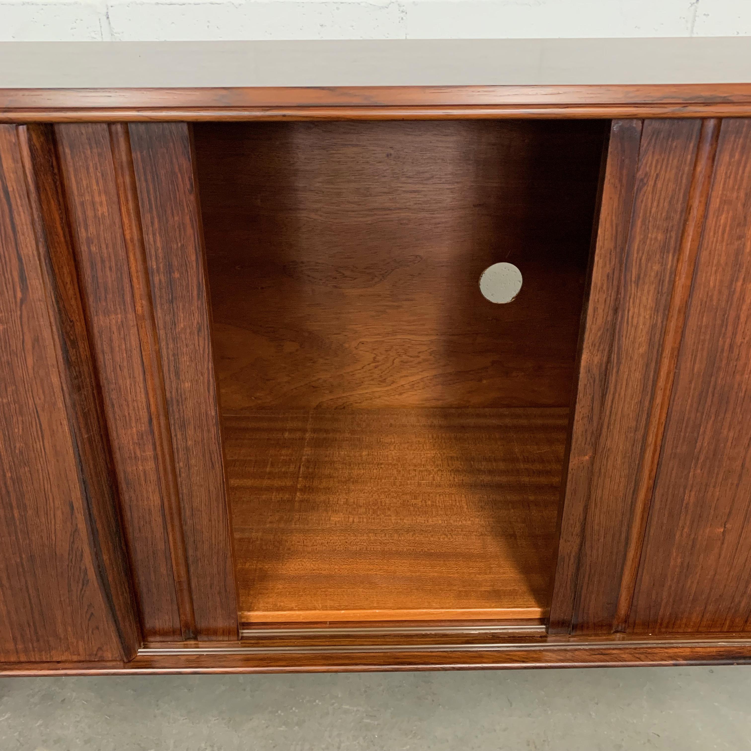 Danish Modern Rosewood Credenza Sideboard 6