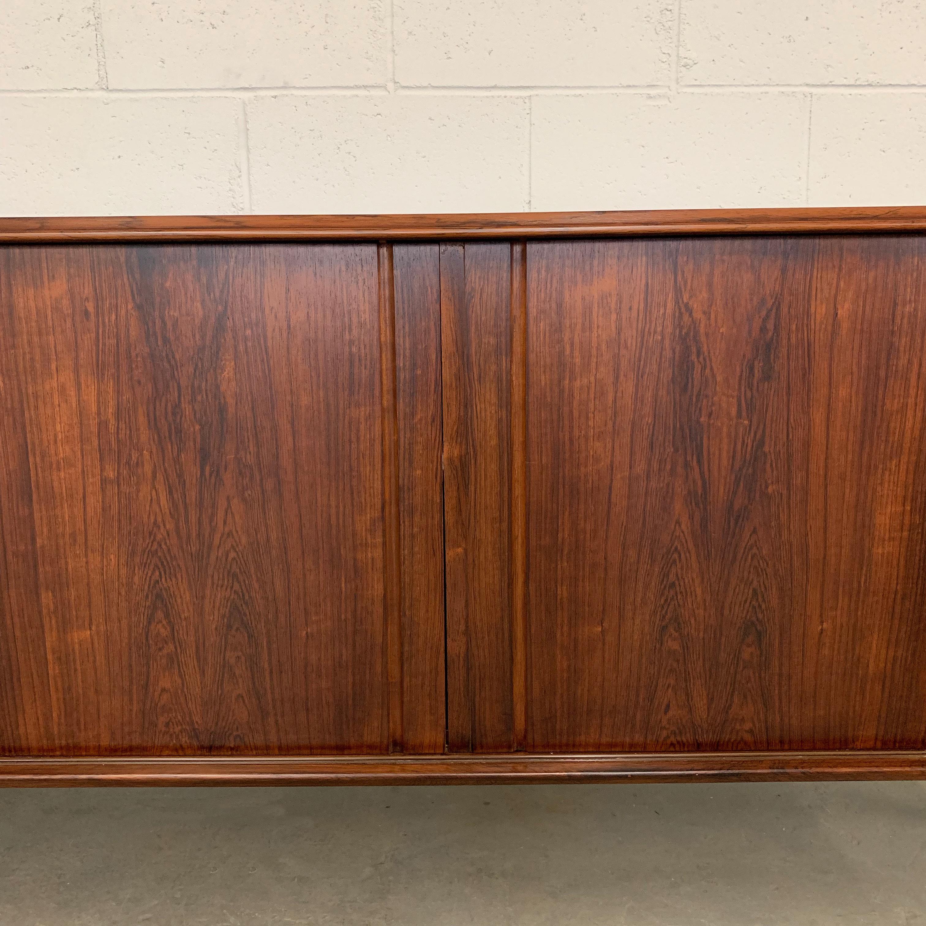 20th Century Danish Modern Rosewood Credenza Sideboard