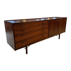 Danish Modern Rosewood Credenza Sideboard