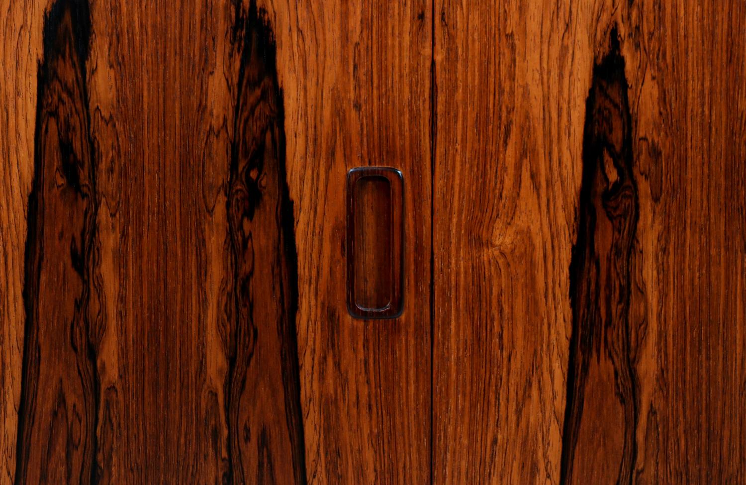 Danish Modern Rosewood Credenza with Bi-Folding Door by Carlo Jensen 5