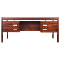 Danish Modern Rosewood Desk by Dyrlund