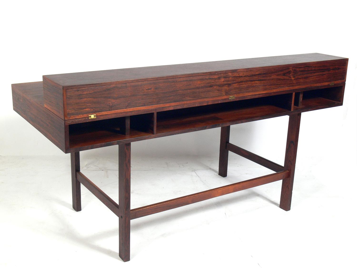 Mid-20th Century Danish Modern Rosewood Desk by Jens Quistgaard