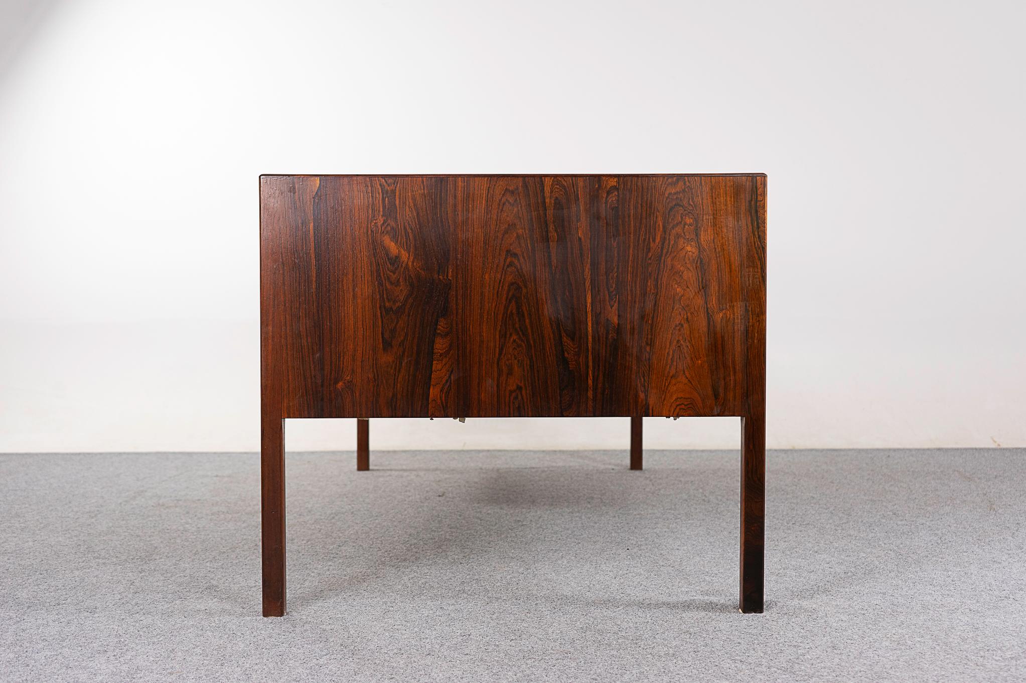 Danish Modern Rosewood Desk by Ole Wanscher  1