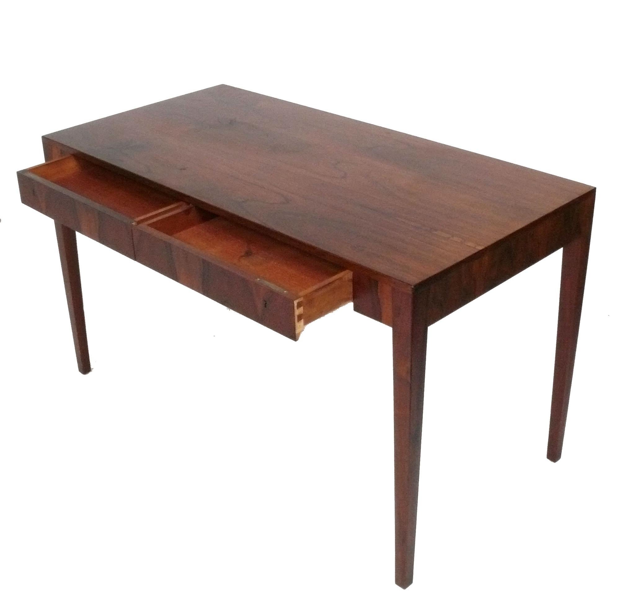 Danish Modern Rosewood Desk by Riis Antonsen and Chair by Niels Moller In Good Condition In Atlanta, GA