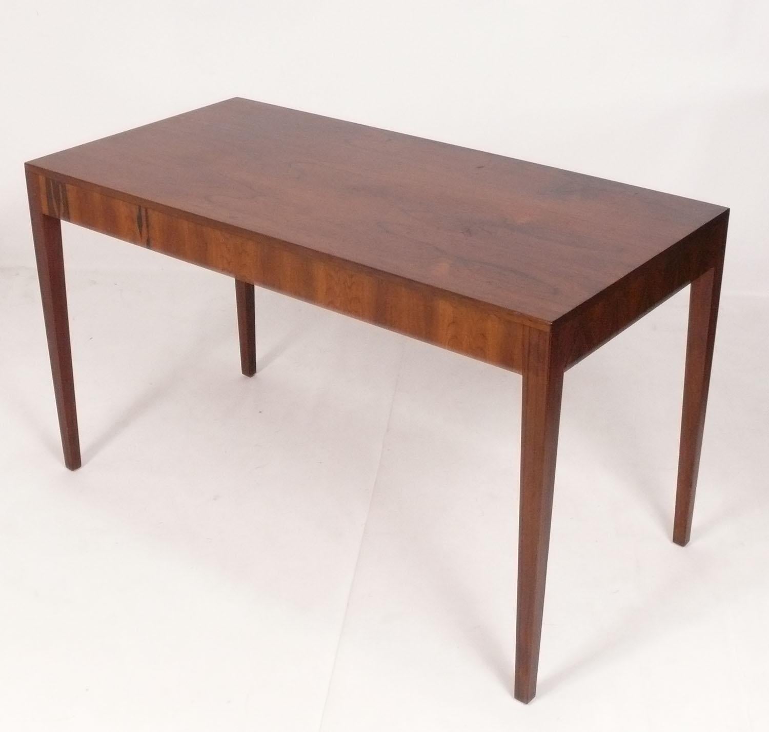 Danish Modern Rosewood Desk by Riis Antonsen and Chair by Niels Moller 2