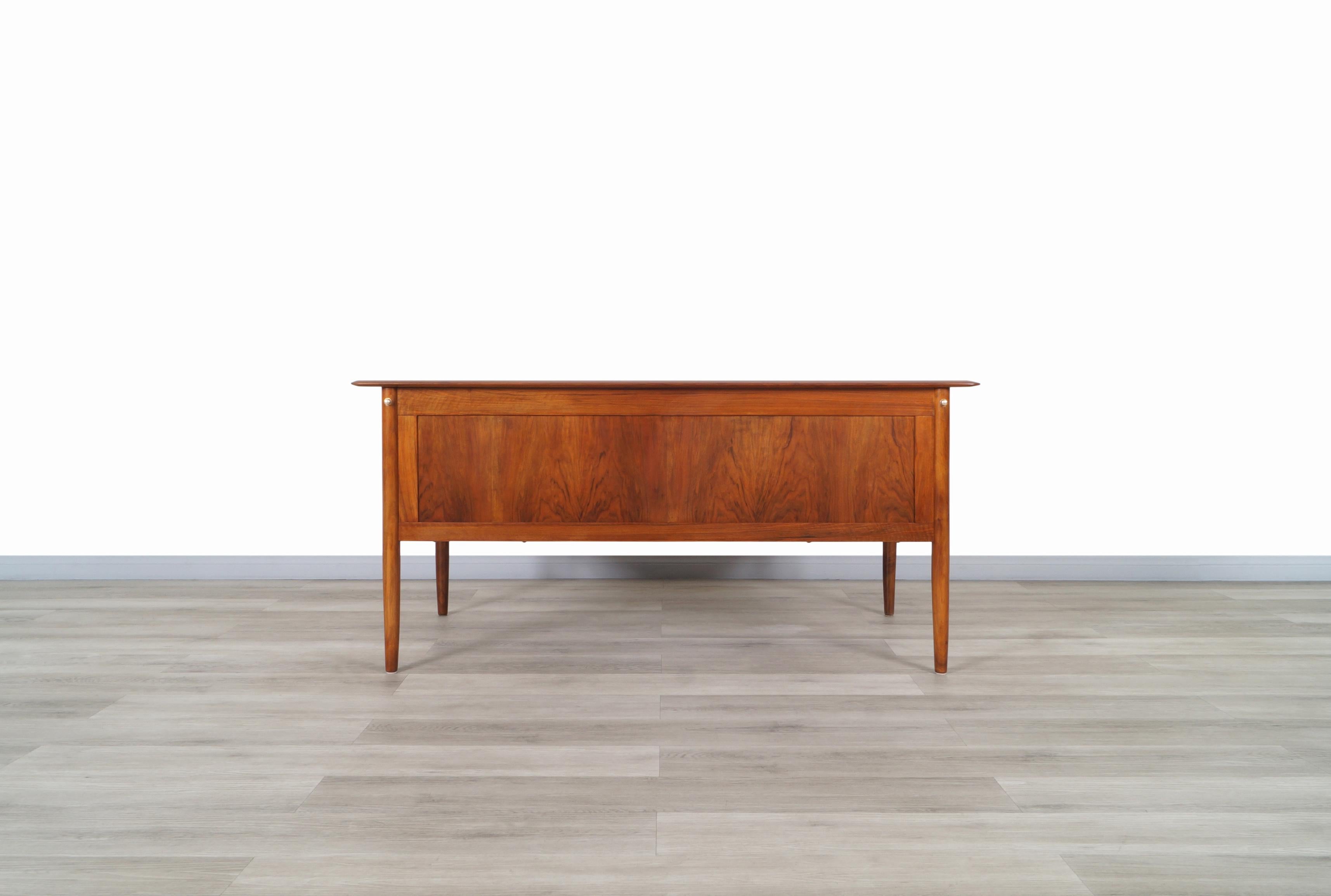 Danish Modern Rosewood Desk 5