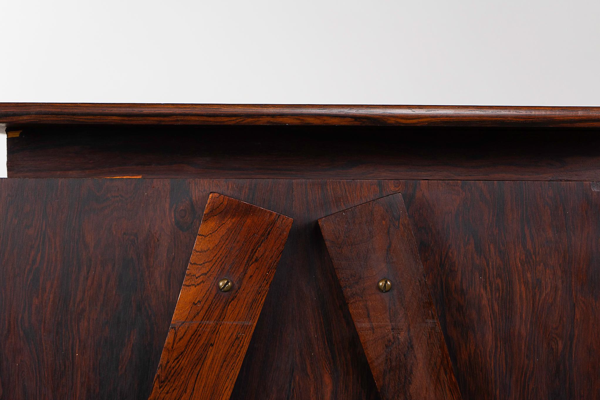 Danish Modern Rosewood Desk 3
